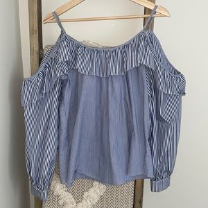 Parker ruffled top